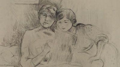 Impressions Morisot, un documentaire de Monique Quintart Produit par Halolalune ProductionBerthe Morisot - La leçon de dessin, coll. privée © D.R.